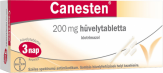 Canesten 200 mg hüvelytabletta 3x (Csomagküldéssel nem kérhető!)
